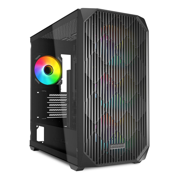 SHARKOON MATX 2X U3 1XTYPE-C 4X120ARGB